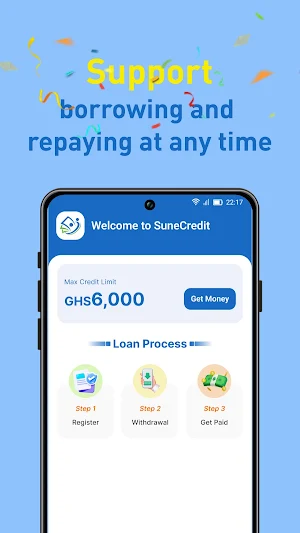 SuneCredit- online loan app Screenshot 3