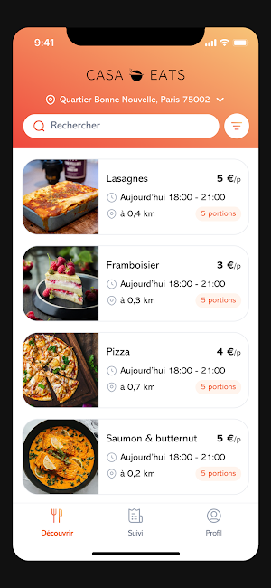 Casa Eats Screenshot 1