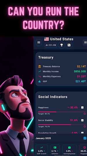 DOWGE - Global Superpower Sim Screenshot 3
