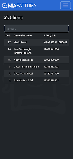 MiaFattura Screenshot 1