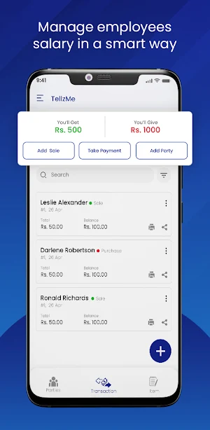 Tellzme - Accounting & Payroll Screenshot 2