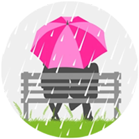 Raining Stickers WAStickerApps