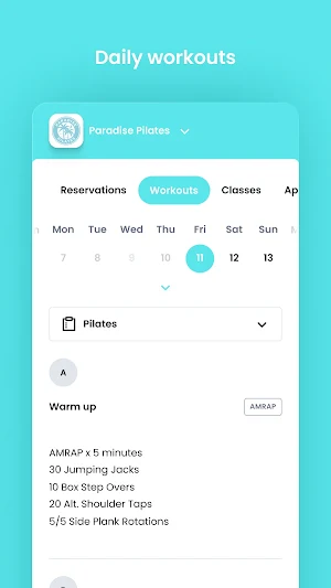 Paradise Pilates Screenshot 2