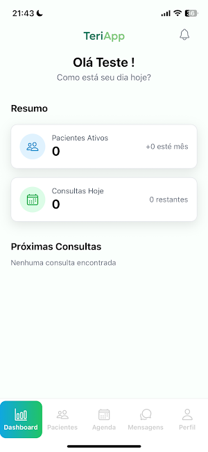 TeriaApp - Terapeuta Screenshot 1