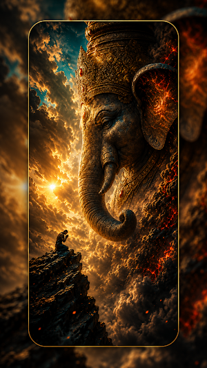 Lord Ganesha Wallpaper Live 4K Screenshot 2