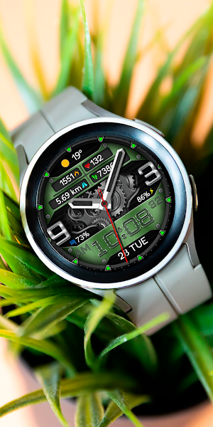 Hybrid CHEVAR URX93 Watch face screenshot 4