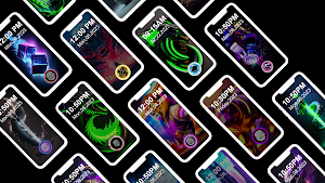 Fingerprint Animation- Ai Wall Screenshot 0