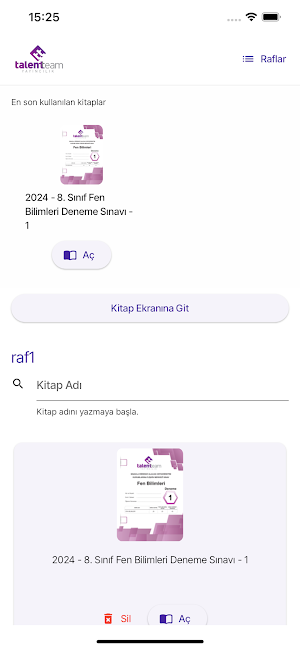 Talent Team Kütüphane Screenshot 3