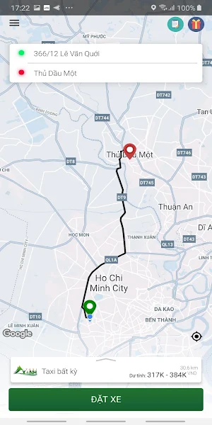 Xanh Taxi Screenshot 2