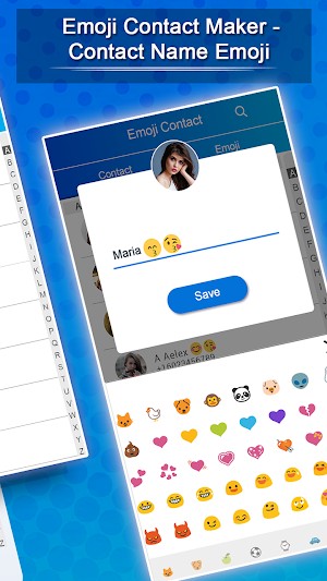 Emoji Contact Maker - Contact Name Emoji Screenshot 1