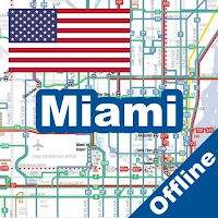MIAMI METRORAIL BUS TRAVEL MAP