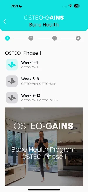 OSTEO-GAINS Screenshot 2