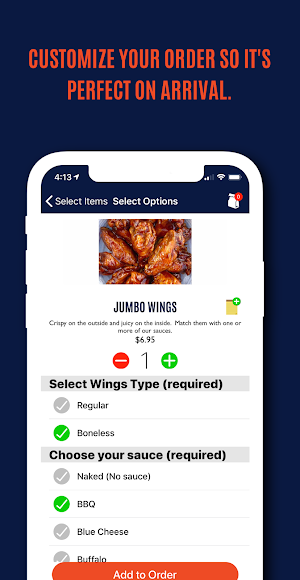 Wings & Fries Screenshot 1