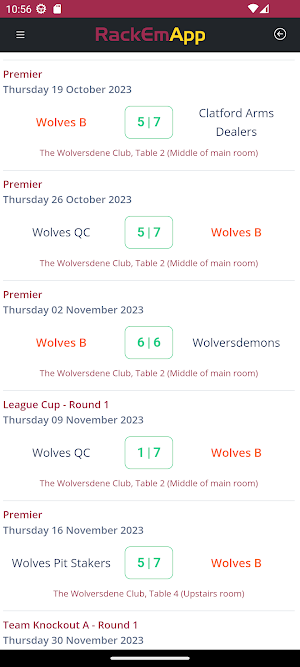 RackEmApp Screenshot 3