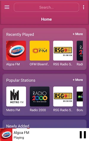 A2Z South Africa FM Radio screenshot 1