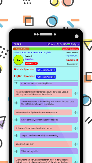 Deutsch Sprechen b2 Screenshot 1