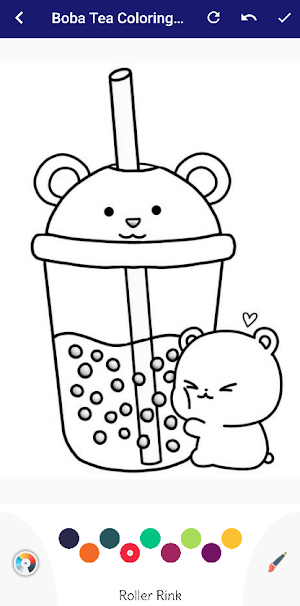 Boba Tea Coloring Book Screenshot 2