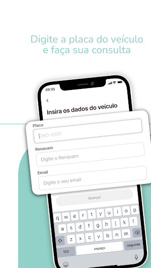 Licenciamento online: consulta Screenshot 2
