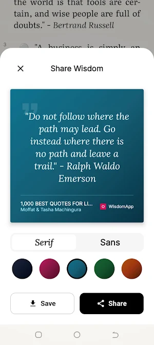 WisdomApp Screenshot 3