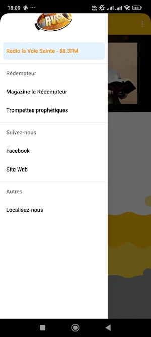 Radio la Voie Sainte Screenshot 0