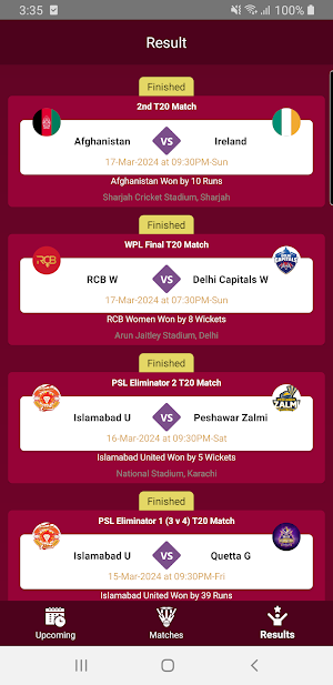 Live Sports Screenshot 0