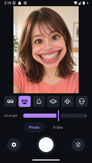 Funny Face Camera - Warp Screenshot 2