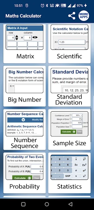 Math Calculators Screenshot 3