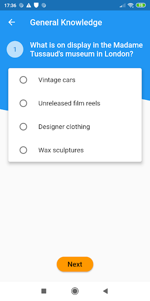 Let's Quiz With OpenTDB Screenshot 3