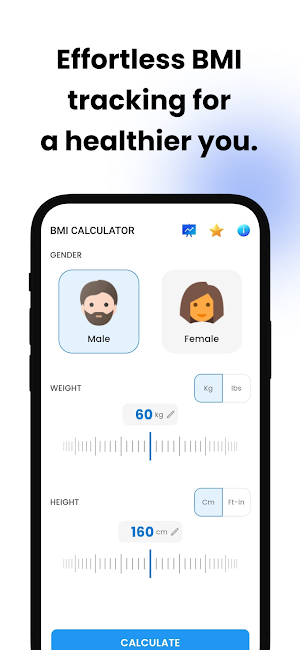 BMI Calculator - Ideal Weight Screenshot 2