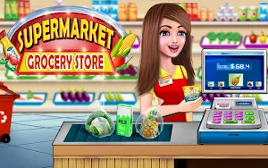 Supermarket Shopping Cash Register Cashier Games Screenshot 1