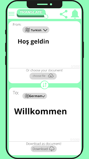 German - Turkish Translator Screenshot 1