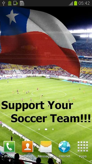 Chile Flag Live Wallpaper Screenshot 0