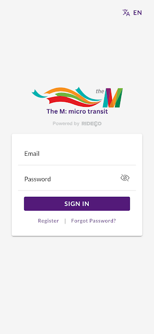 The M - Microtransit Screenshot 1