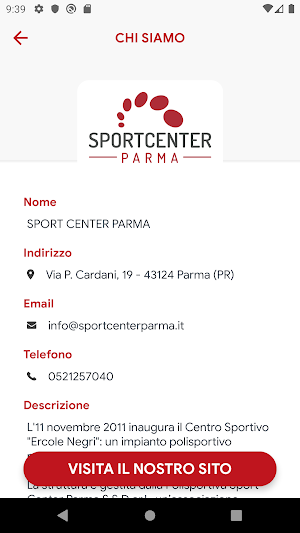 Sport Center Parma Screenshot 3