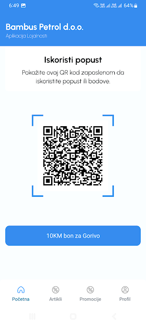 Bambus Petrol Loyalty Screenshot 3