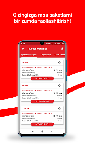 Mobile USSD (Uzbekistan) Screenshot 2