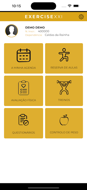 ExerciseXXI App Screenshot 1