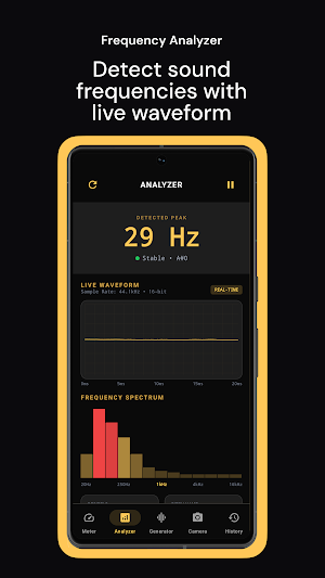 Sound Meter – dB & Frequency Screenshot 2