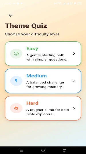 3HC Bible Quiz Screenshot 1