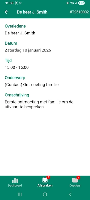 FuneralView Screenshot 3