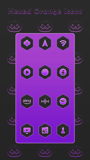 Hexed Purple Icons Screenshot 3