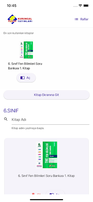 Final Mobil Kütüphane Screenshot 1