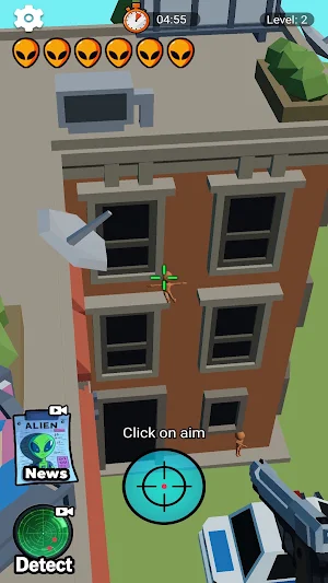 Sniper Battle -Shoot the alien Screenshot 0
