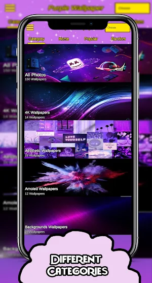 Purple Wallpapers HD 4K Screenshot 1