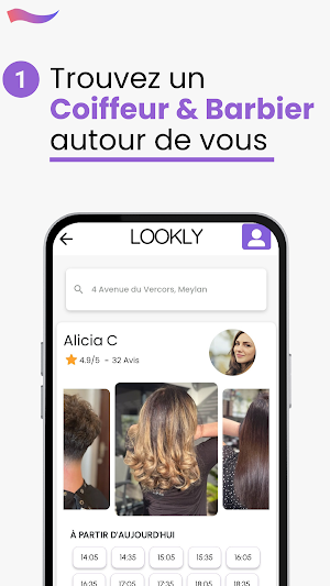 LOOKLY - Coiffure à Domicile Screenshot 0