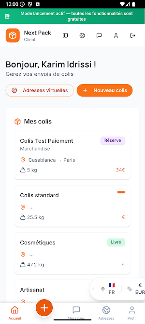 NEXTPACK Screenshot 1