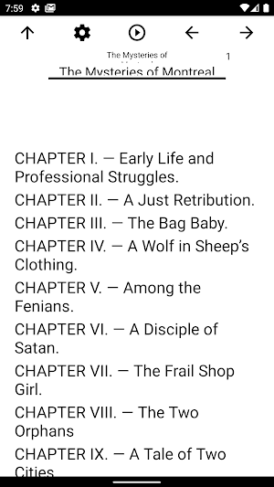 Book, The Mysteries of Montreal Screenshot 0