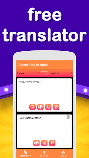 English Spanish translator & Learn Spanish free Screenshot 2
