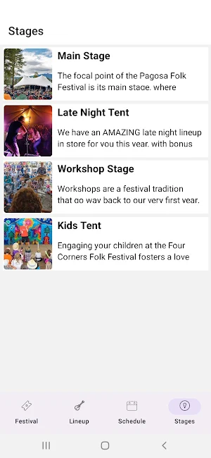 Four Corners Folk Fest Screenshot 2