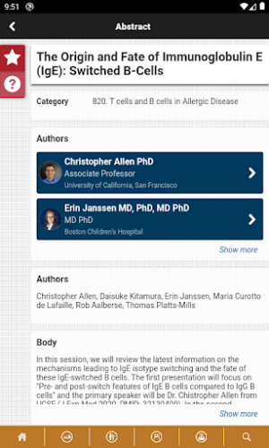 AAAAI Meetings Screenshot 2